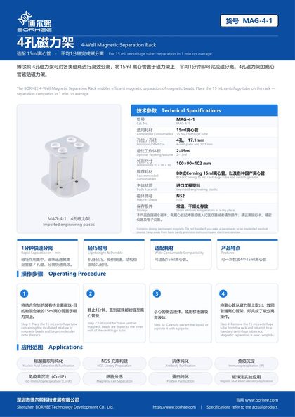 MAG-4-1 4孔磁力架 产品彩页